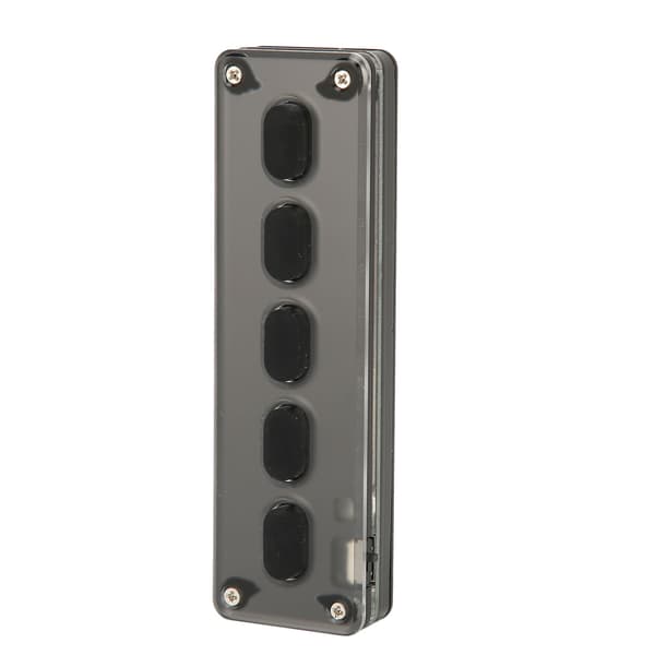 Programmerbar makropude 5-tast USB & Bluetooth Dual-Mode Mini Lydløs Silikone Brugerdefineret Gaming Tastatur Sort