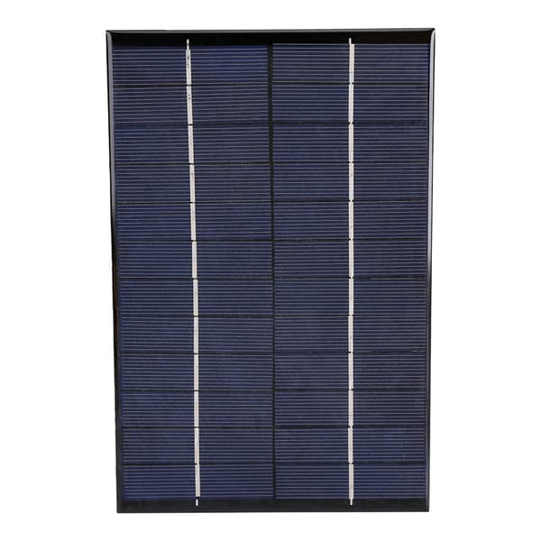 4.2W 12V Mini Bärbar Polysilikon Solpanel DIY Strömmodul Batteriladdare