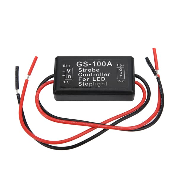 Bromsljus Strobe Controller Plast LED Flash Kontrollmodul GS-100A 12-24VDC