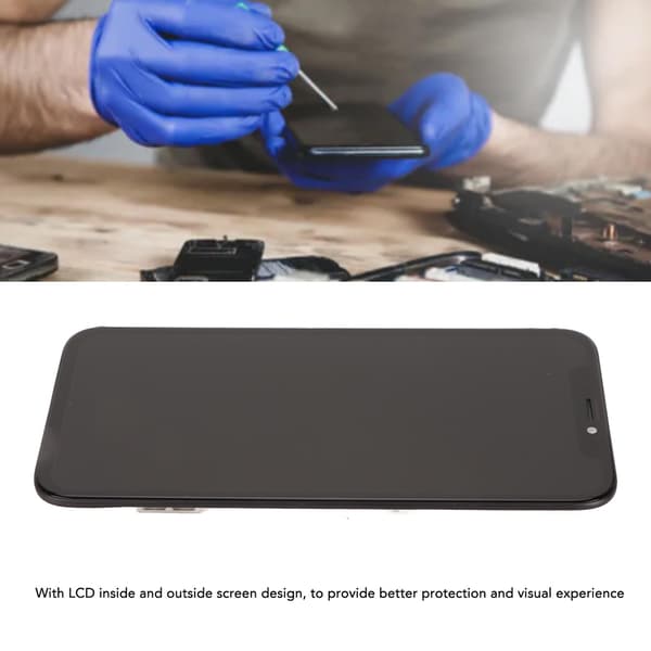 Ersättnings-TFT LCD-skärm + digitizer-enhet för iPhone X HD Smartphone Touch Panel