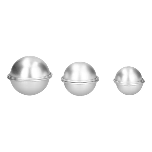 DIY aluminiumslegering badebombeforme letvægts hjemmeisbakke kagebageform sæt#24