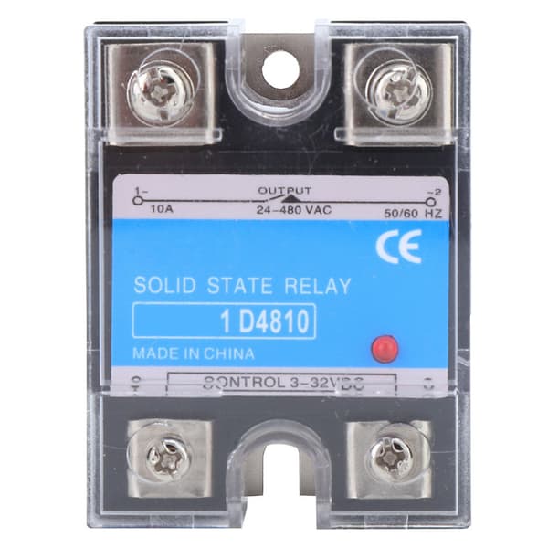 Solid State Relä 3-32VDC Ingång 24-480VAC Last DC AC SSR Elektrisk Utrustning (BERM-1D 4810)