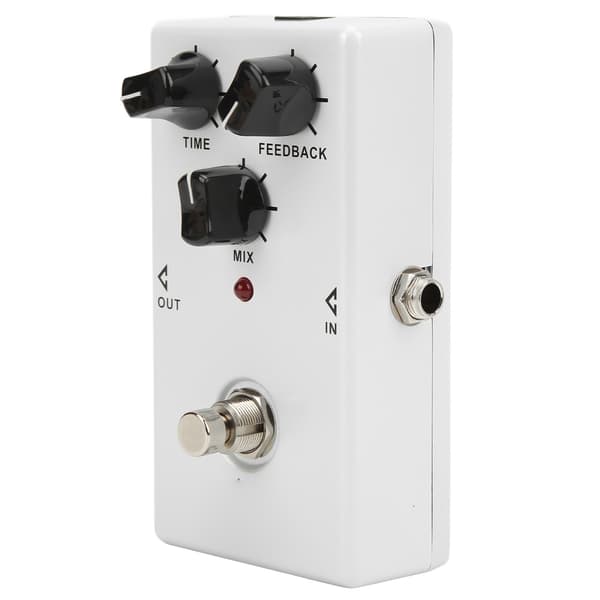 Delay Stompbox BBD Analog Krets för Elgitarr Mono Effekt med 3 Kontrollrattar 30mA