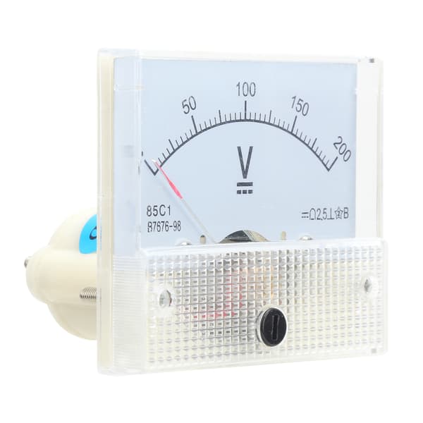 Pointer DC Voltmeter Panel Volt Spændingsmåler Måleinstrument 85C1 DC 0~200V