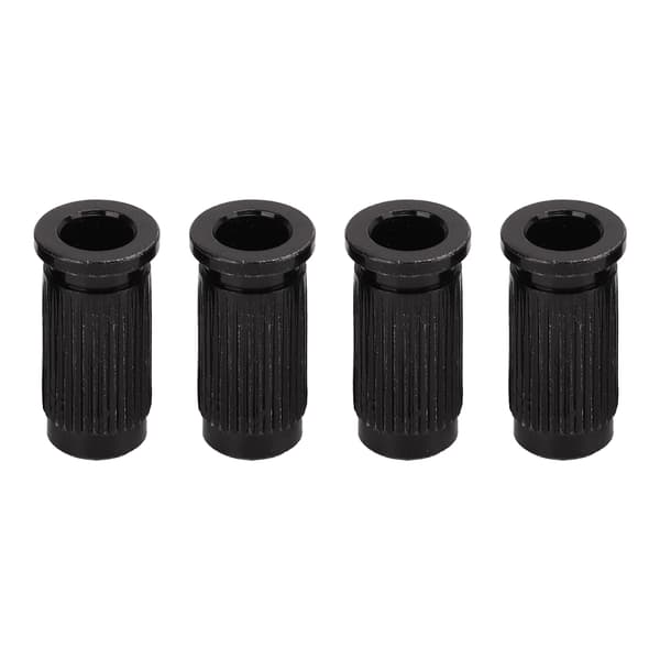 4-pack justerbara gitarrstallankare i metall, svarta fästen för elgitarrstränghållare