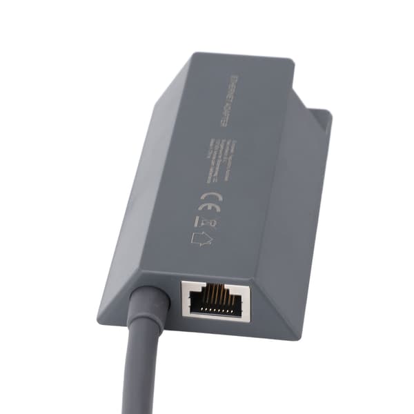 Rektangulær satellit bredbånds Ethernet-adapter i gummi til eksternt kablet netværk, 1 pakke