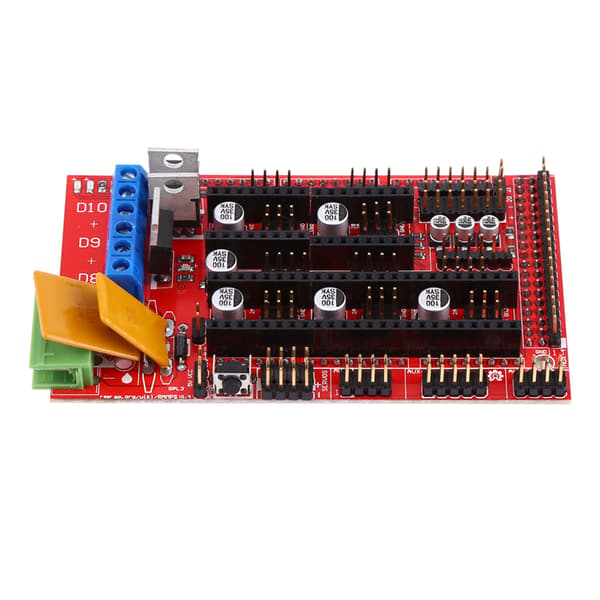 3D Printer RAMPS 1.4 Controller Board til R3 + A4988 med køleplade USB-kabel Jumper-sæt