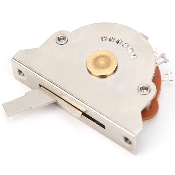 Elgitarr 5-vägs väljarkontroll för ST/SQ gitarr metall plast kit 1 switch 3 kapsyler 2 skruvar