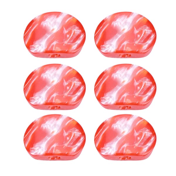 6 st/set stämskruvar maskinhuvuden akrylknappar för gitarr (#2)