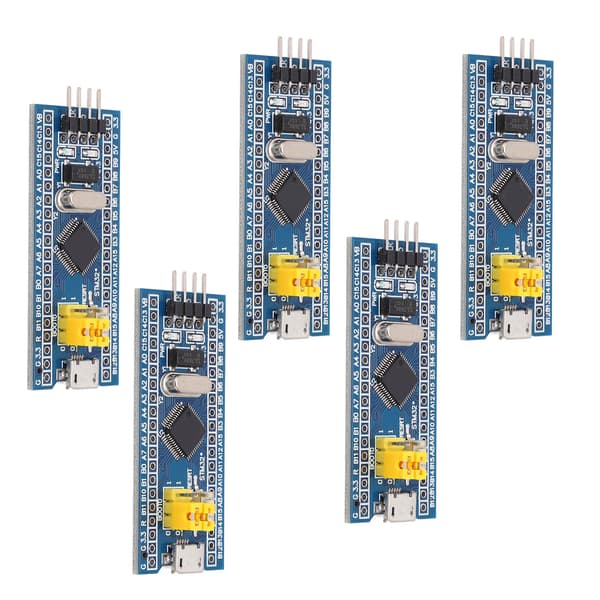 5 STK STM32F103C8T6 Minimum System Udviklingskort Mirco USB 40 Pin Core Læringsmodul