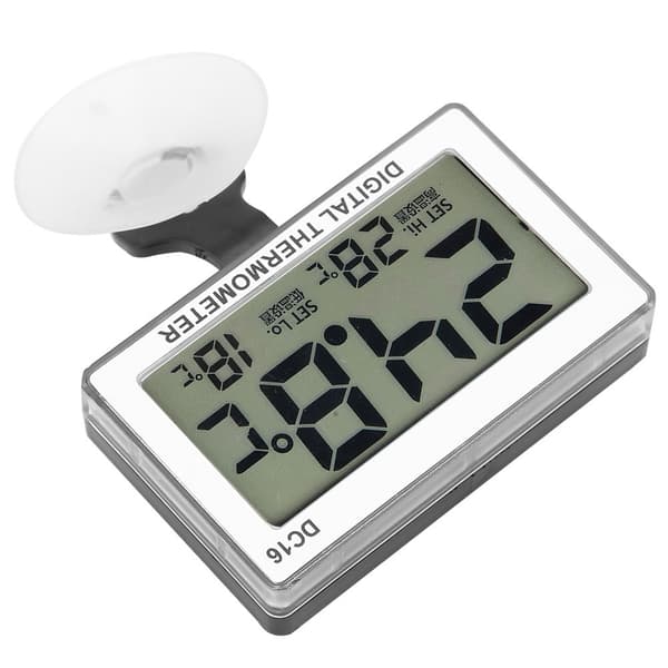DC16 LCD Digital Akvarietermometer Vattentät Temperaturtermometer för Akvarium