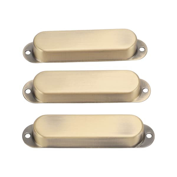 3 st elgitarr single coil pickup-skydd koppar cyan brons hårdvaruset