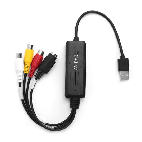 USB 2.0 Video Capture Card Audio Grabber Converter Adapter til Windows 10 PC Streaming