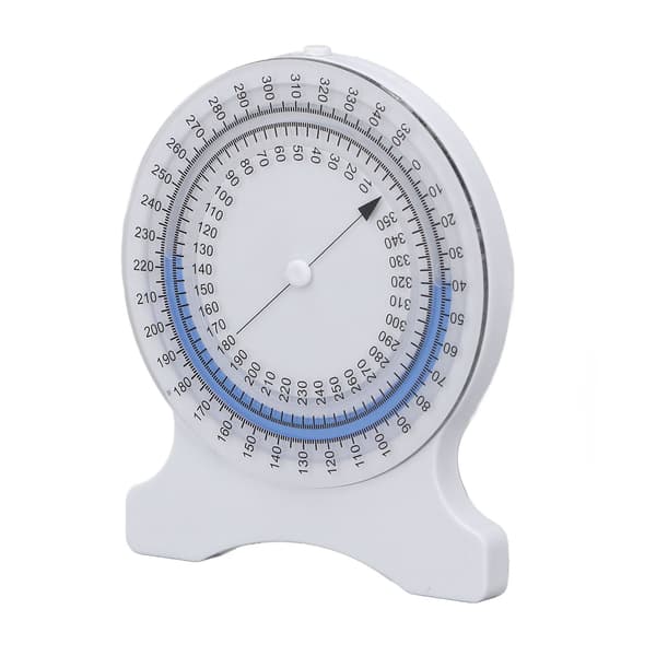 Inklinometer til fysioterapi, boble uden lækage, nøjagtige målinger til studerende og professionelle, blå