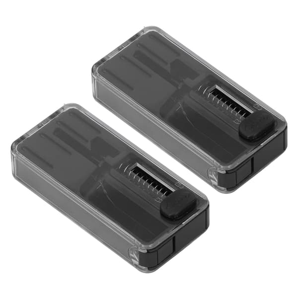2 STK Sort Pebermynte Cigaret Burst Perle Pusher Etui DIY Rygetilbehørssæt