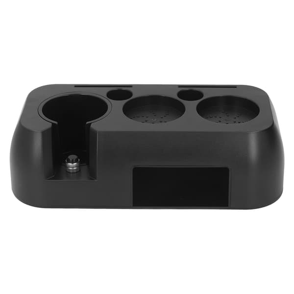 Espresso Stampestation ABS Alsidig Tamper Baseholder til Hjemmet Mat Sort