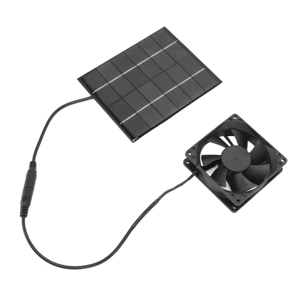 Solcelleventilator Udsugning Luftventilation Varmeafledning Værktøj til Drivhus Skur