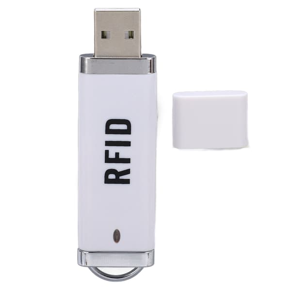 125KHz bærbar RFID-læser 5V 100MA U-diskform ID-kortlæser Plug and Play USB-interface-læser til WIN til ANDROID