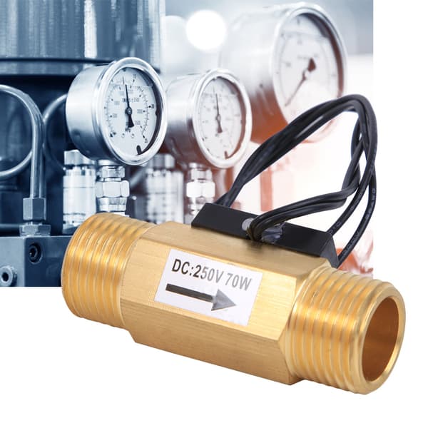 Vandstrømssensorafbryder med 1/2-tommer interface elektromagnetisk flowmåler industrielt tilbehør