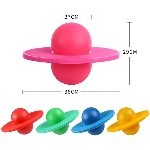 Bouncing Rock Ball Balansbräda för barn – Träningshoppleksak, Space Hopper, Hållbart kul