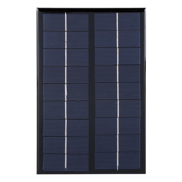 3W 9V Mini Polykrystallinsk Solpanel til DIY Solcellelampe Telefon Batterioplader