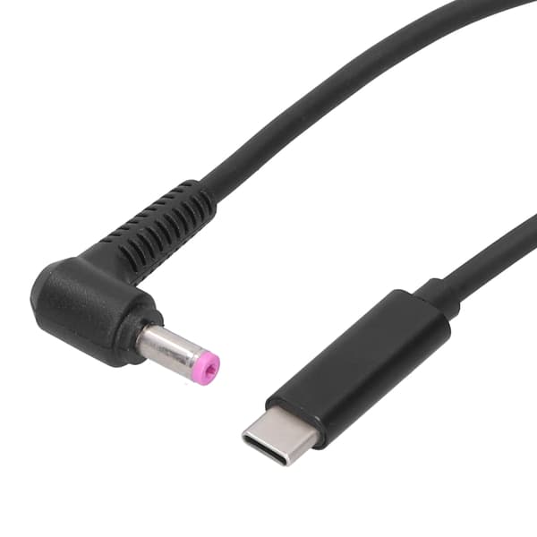 USB-C han til DC 4.8x1.7mm strømadapterkabel til opladningsstik til bærbar computer