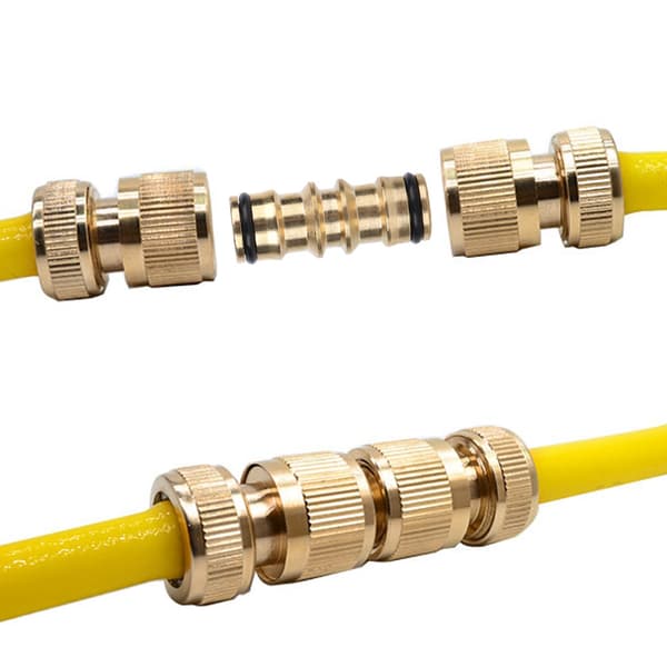 Messing Slangehane Stik Gevind Have Vandrør Adapter Fitting