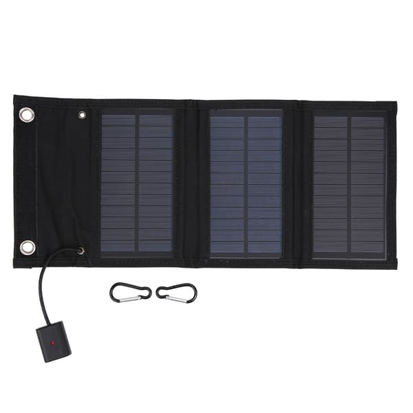15W Bærbart Solpanel Sammenfoldeligt Sæt Vandtætte Solpaneler til Turisme og Vandreture