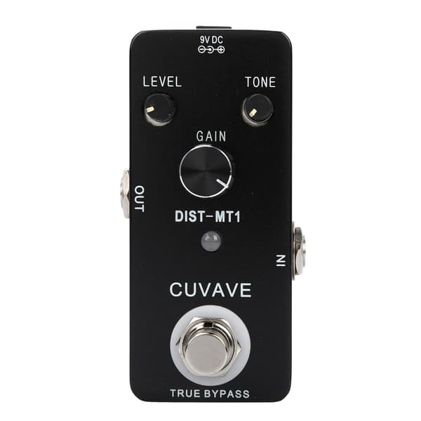 Distortion-MT1 Helmetallchassi Distortion Elgitarr Effektpedal True Bypass