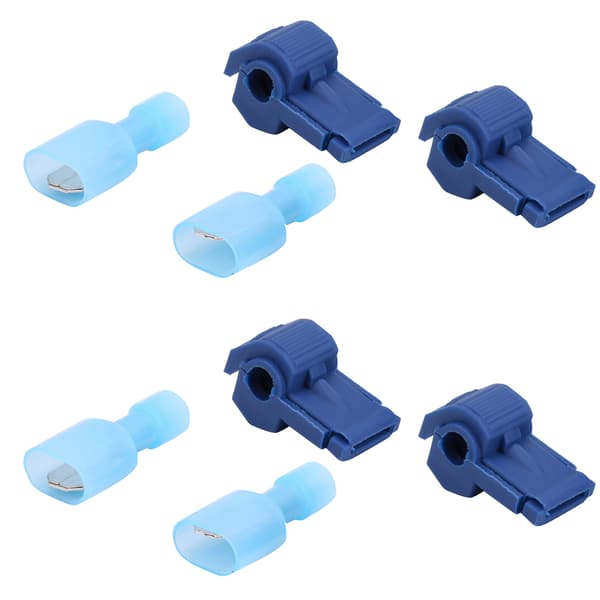 120 par TTap Quick Splice Wire Electrical Terminals Connectors Assortment Kit (Blå)