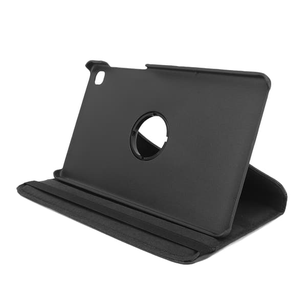 Roterbart tablet-etui, kunstlædercover til Galaxy Tab A7 Lite T220 T225 8.7\", sort
