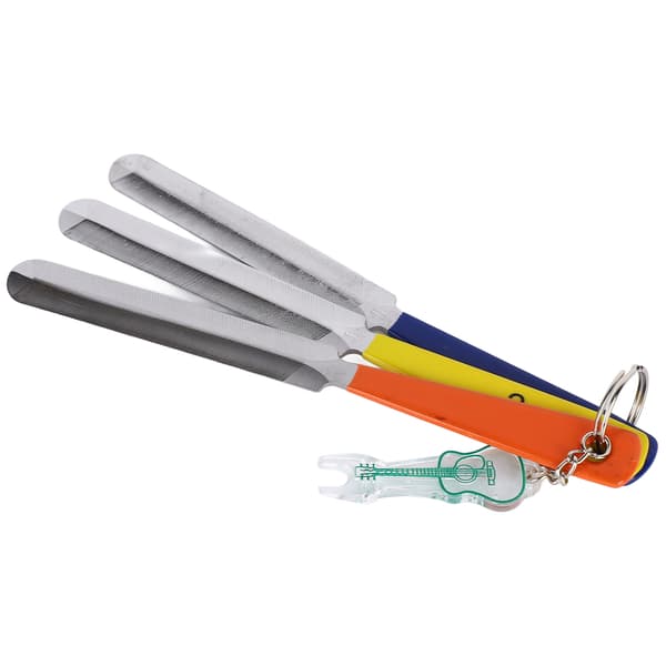 Gitarrsadelspårningsfilar 1 set precisionsverktyg i stål för gitarrreparation och underhåll