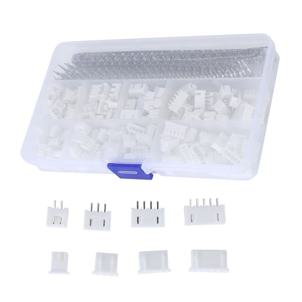 560 stk. Pin Header Terminaler Elektrisk Ledningskrympestik Huse Sortimentssæt 2,54 mm