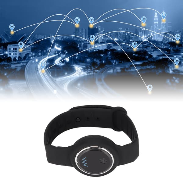 Bluetooth Tracker W8, Bærbar Lokalisator i Realtid, 5V/1A Tovejs Nøglefinder til Android, Sort