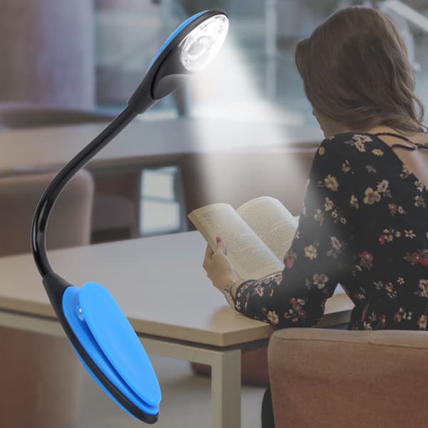 1E02 Universal Fleksibel Clip-on LED-lys Lampe til Orkester Klaver Noder Stativ