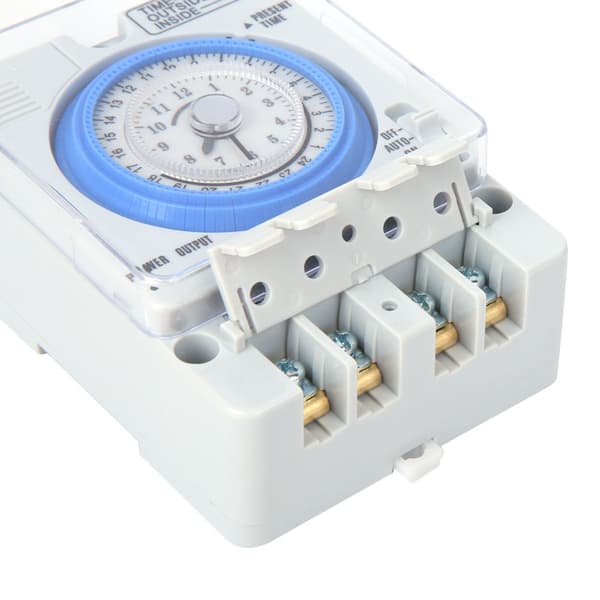 Mekanisk Timer 15Min 24H Tidsafbryder Relæ AC250V 20A Intet Strømtab