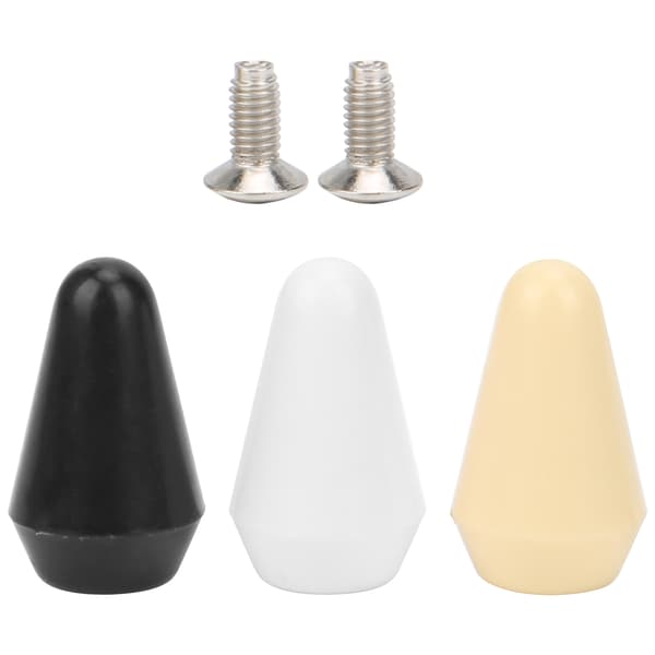 Elgitarr 5-vägs väljarkontroll för ST/SQ gitarr metall plast kit 1 switch 3 kapsyler 2 skruvar