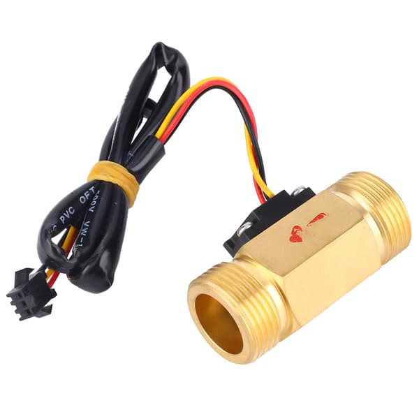 G3/4in Hall-effekt flowmåler han-han gevind 1~30l/min flow sensor måler