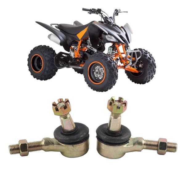M10 kugleledssæt til 50-250cc ATV, 2 stk., sort, universel pasform