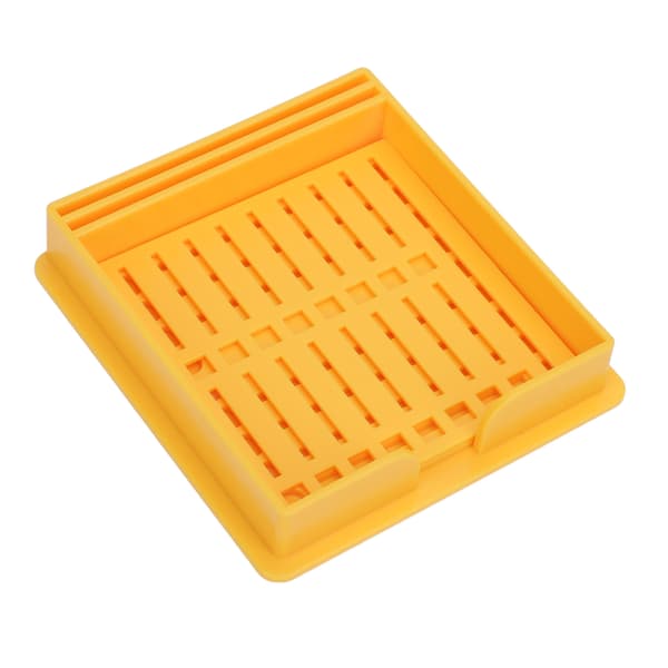 Multifunktionel Sticky Note Dispenser Skabelonholder Gul til Kontoret