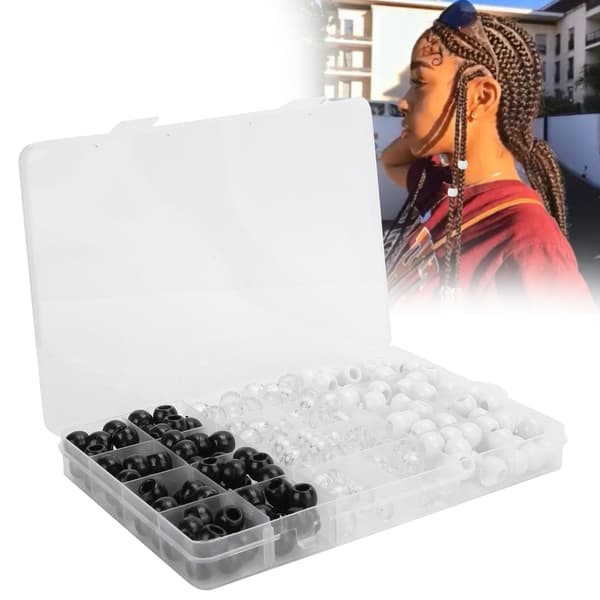 12 mm Dreadlock Ringe Sæt Stilfuldt Hårfletningstilbehør Hårdekorationssæt