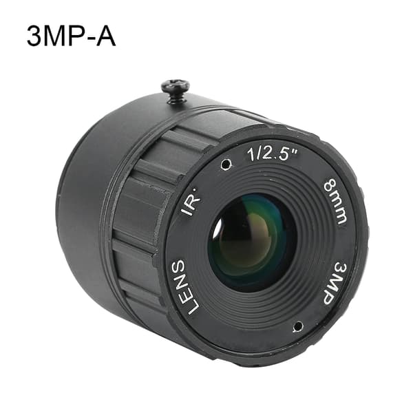 8 mm fast objektiv 3 MP HD-säkerhetskameralins för CCTV-övervakning