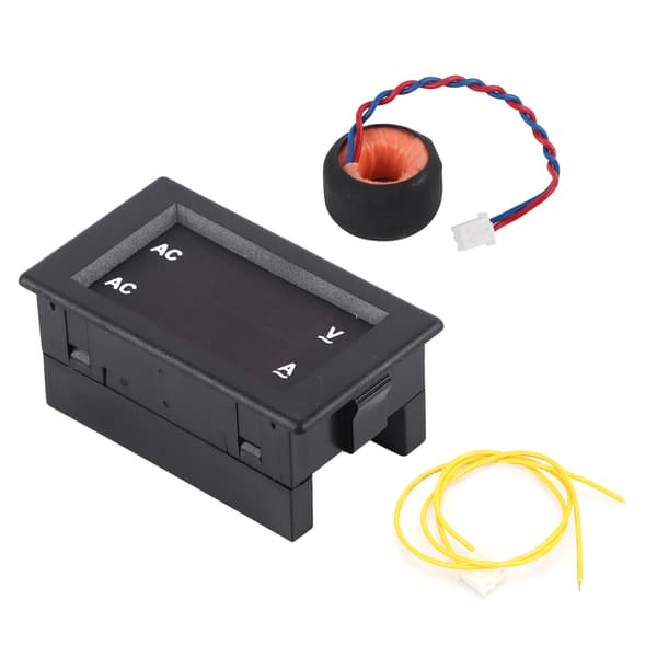 LED Digital Display AC 100~300V Voltmeter 0-100A Amperemeter (Rød rød)