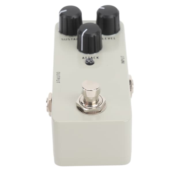 Kompakt elgitarrkompressorpedal Helt analog krets Enkel effekt True Bypass 9V DC