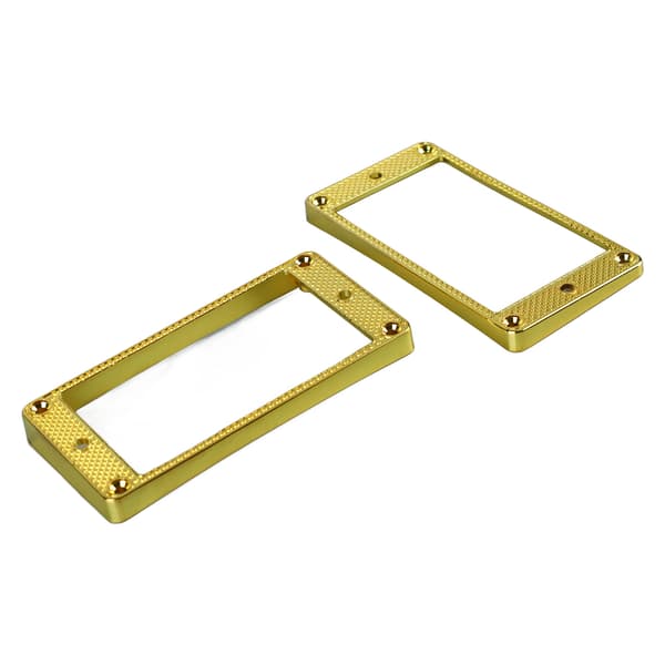 2 st metallgitarrpickupkåpor och pickupringar ram för stall och hals elgitarrdelar