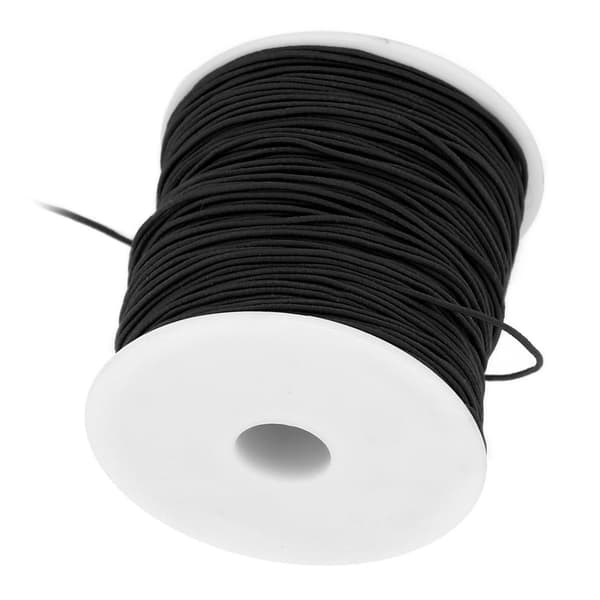 Sort elastisk tråd DIY perletråd perlesnor til armbånd smykkefremstilling håndværk