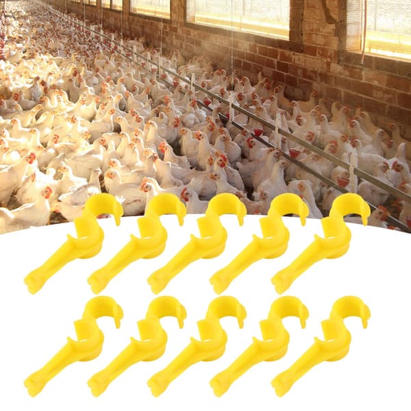 10-pack S-formad vattenmatningsslangrörhållarklämma Lantbruksmaterial för vattenledning