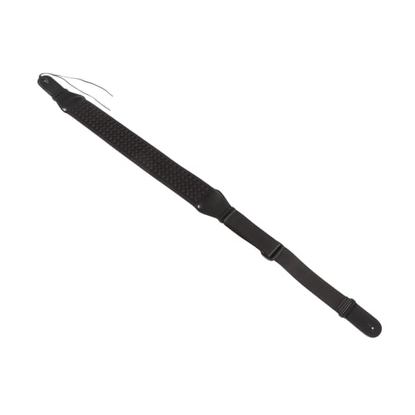 Polyester Gitarrrem Ventilerad Vadderad Bred Justerbar Ergonomisk Svart Bas Axelrem 1-pack