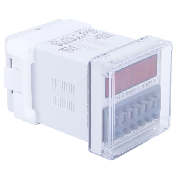 BERM JZF-10A LCD Tidsrelæ Motor CW/CCW Controller Timing Switch 0.1S-99H 12V AC/DC