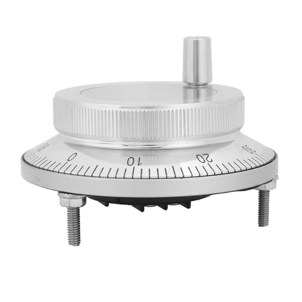 80mm 6-bens CNC Pulser Håndhjul 5V 100PPR Manuel Pulsgenerator Roterende Encoder